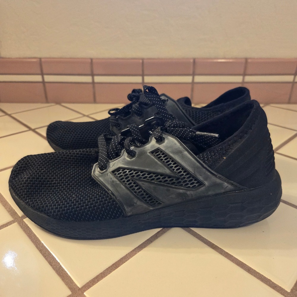New Balance Fresh Foam Cruz v2 Sport Black Mens Running Shoes MCRUZRB2 Size 8.5